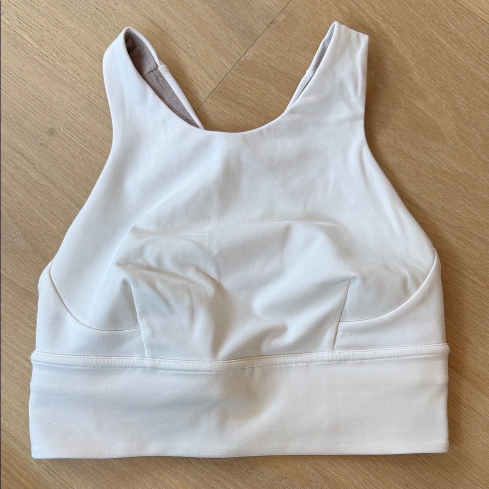lululemon athletica White High-Neck Sports Bra
